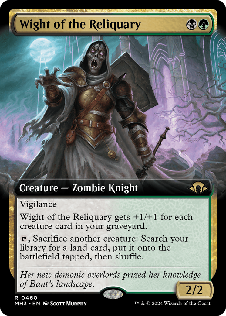 Wight of the Reliquary (Extended Art) [Modern Horizons 3] | Golgari Games