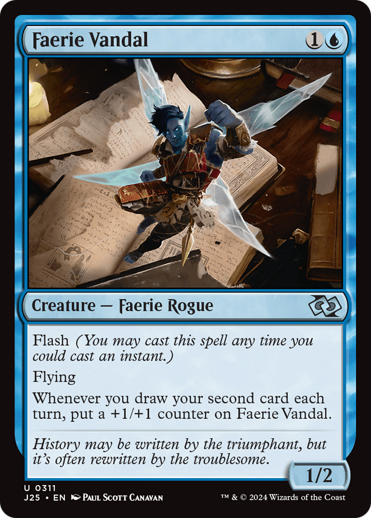 Faerie Vandal [Foundations Jumpstart] | Local Legends
