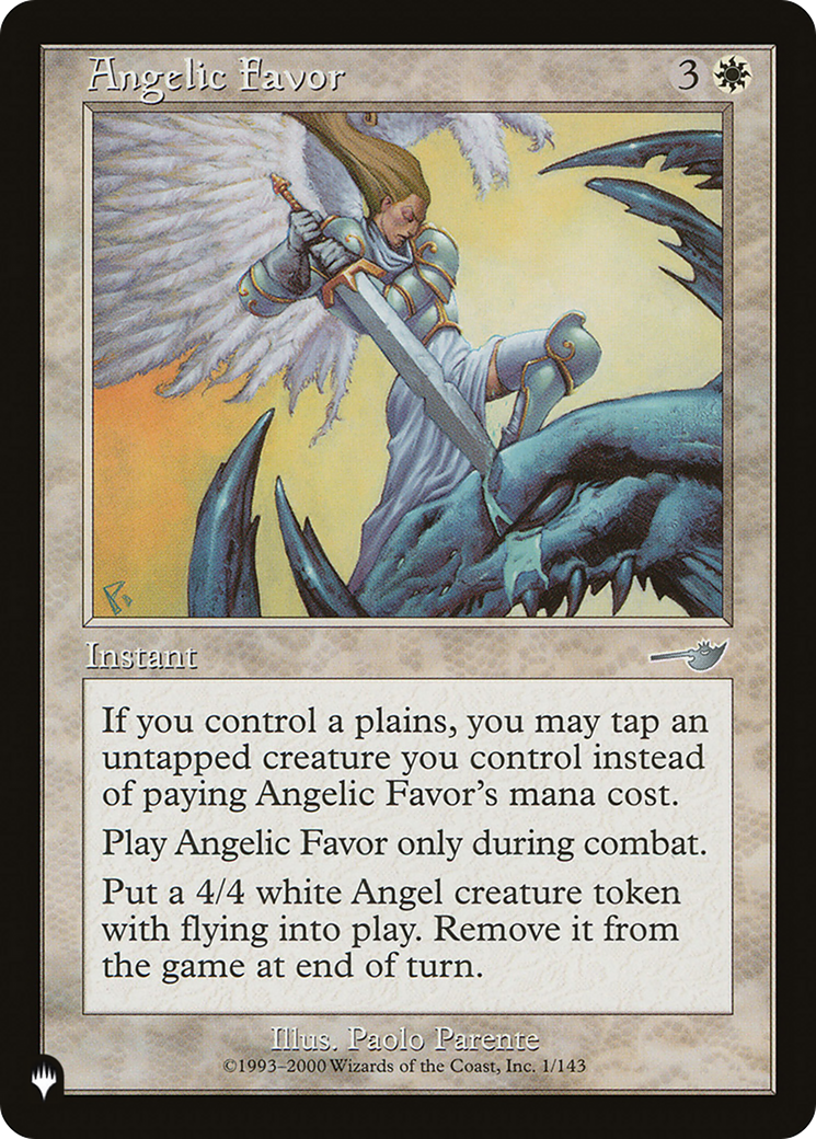 Angelic Favor [The List] | Local Legends