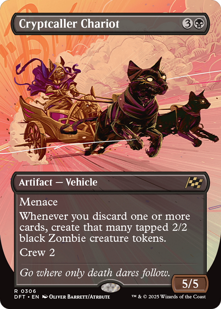 Cryptcaller Chariot (Borderless) [Aetherdrift] | Local Legends