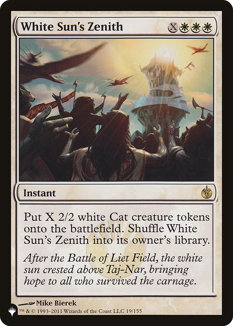 White Sun's Zenith [The List] | Local Legends