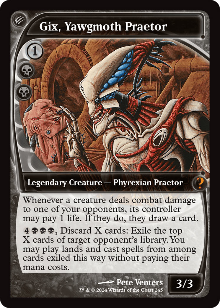 Gix, Yawgmoth Praetor (Future Sight) [Mystery Booster 2] | Local Legends