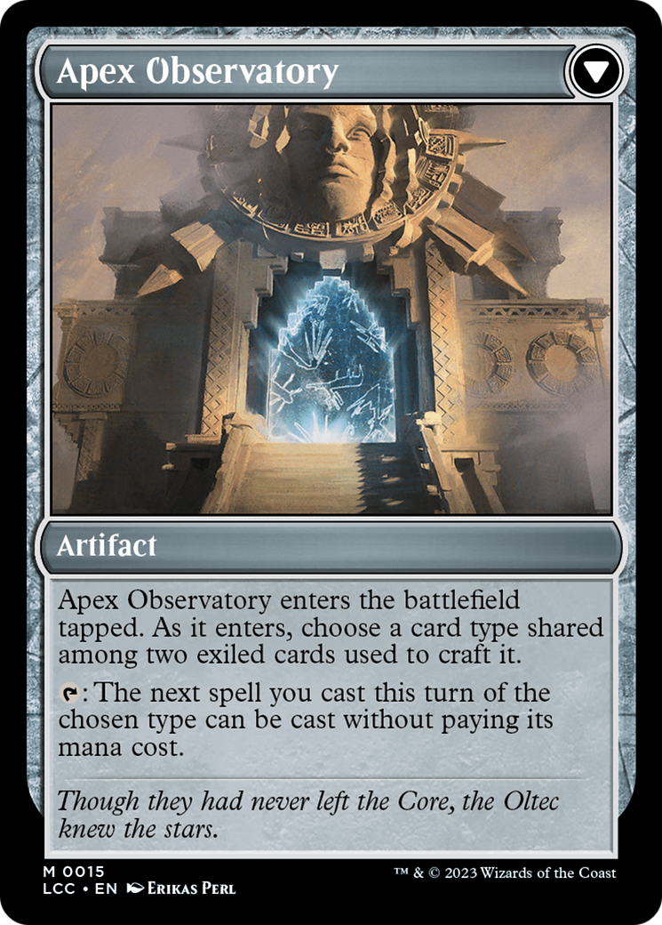 Eye of Ojer Taq // Apex Observatory [The Lost Caverns of Ixalan Commander] | Local Legends