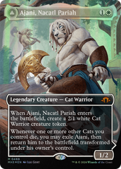 Ajani, Nacatl Pariah // Ajani, Nacatl Avenger (Borderless) (Textured Foil) [Modern Horizons 3] | Golgari Games