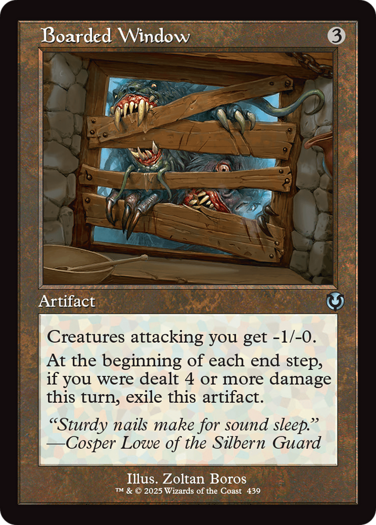 Boarded Window (Retro Frame) [Innistrad Remastered] | Local Legends