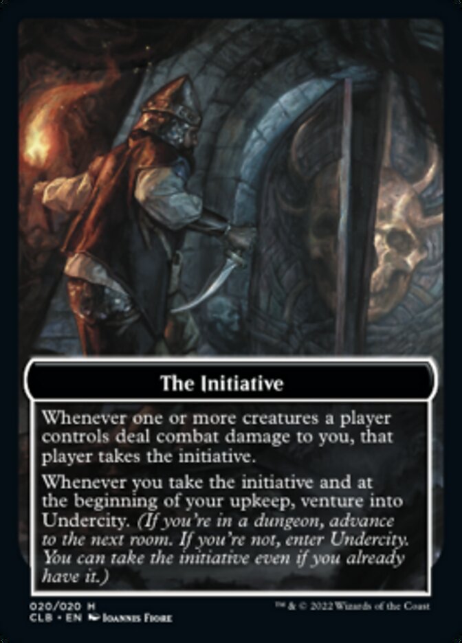 The Initiative // Undercity Double-Sided Token [Commander Legends: Battle for Baldur's Gate Tokens] | Local Legends