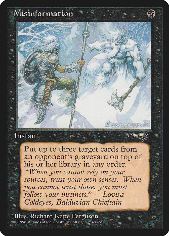 Misinformation [Alliances] | Local Legends