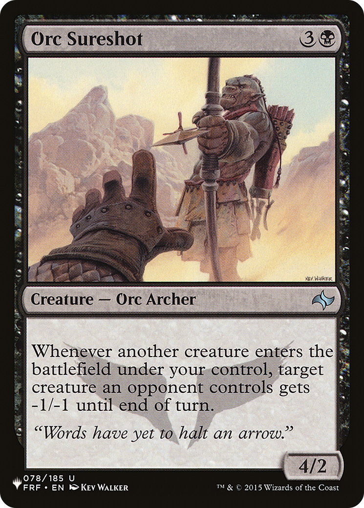 Orc Sureshot [The List] | Local Legends