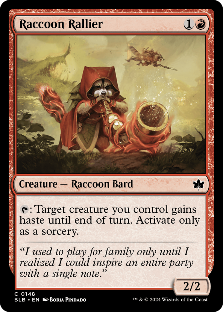 Raccoon Rallier [Bloomburrow] | Golgari Games