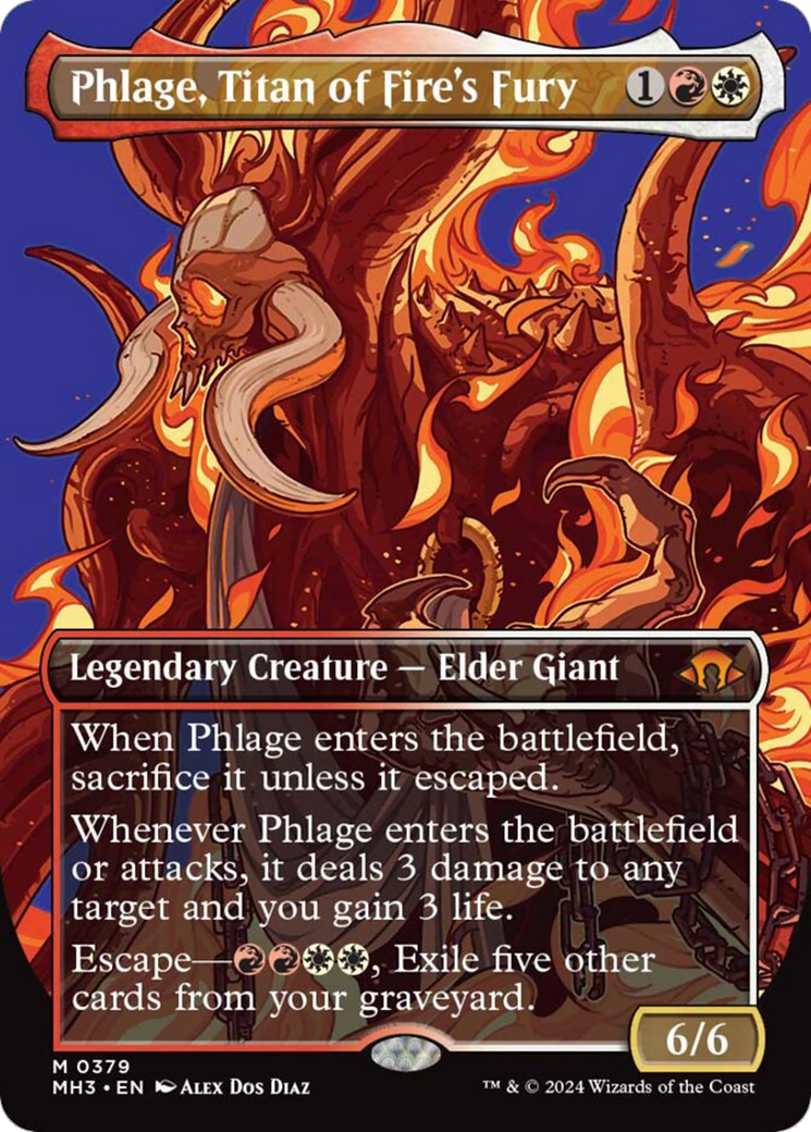 Phlage, Titan of Fire's Fury (Borderless) [Modern Horizons 3] | Local Legends