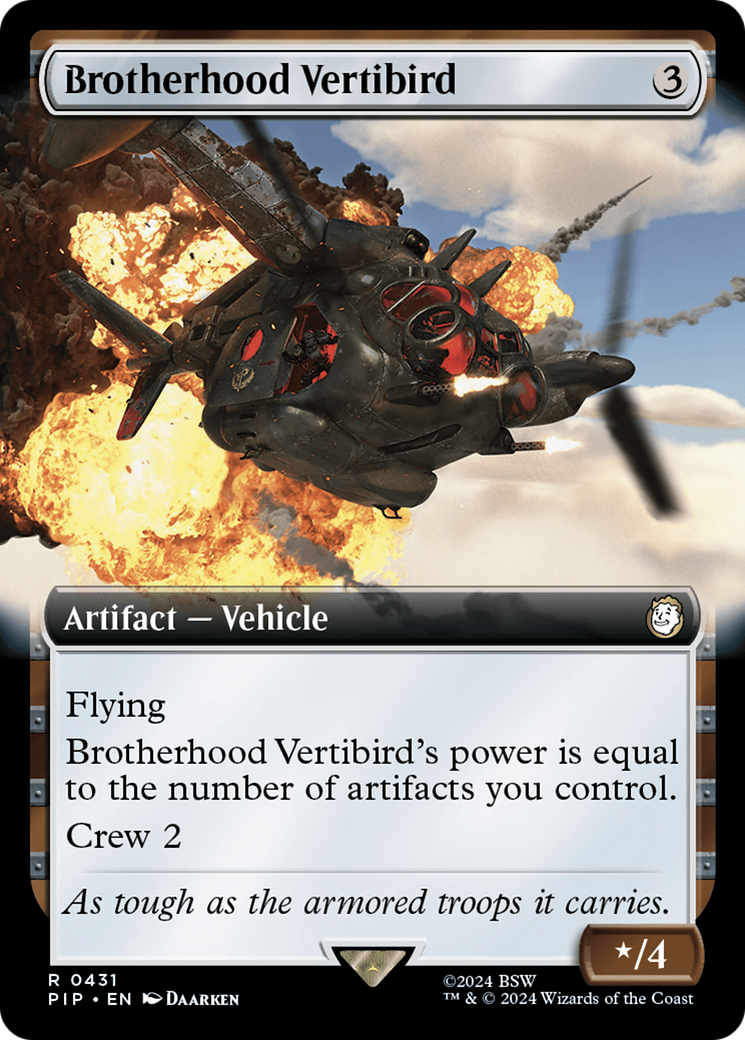 Brotherhood Vertibird (Extended Art) [Fallout] | Local Legends