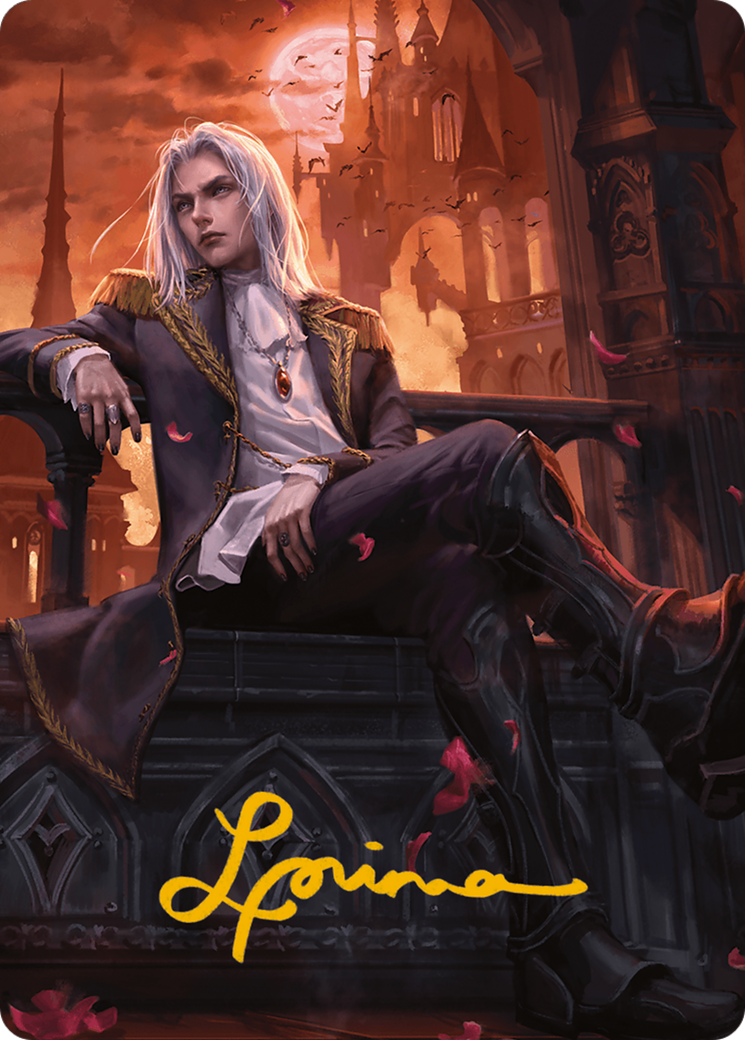 Sorin of House Markov Art Card (Gold-Stamped Signature) [Modern Horizons 3 Art Series] | Local Legends
