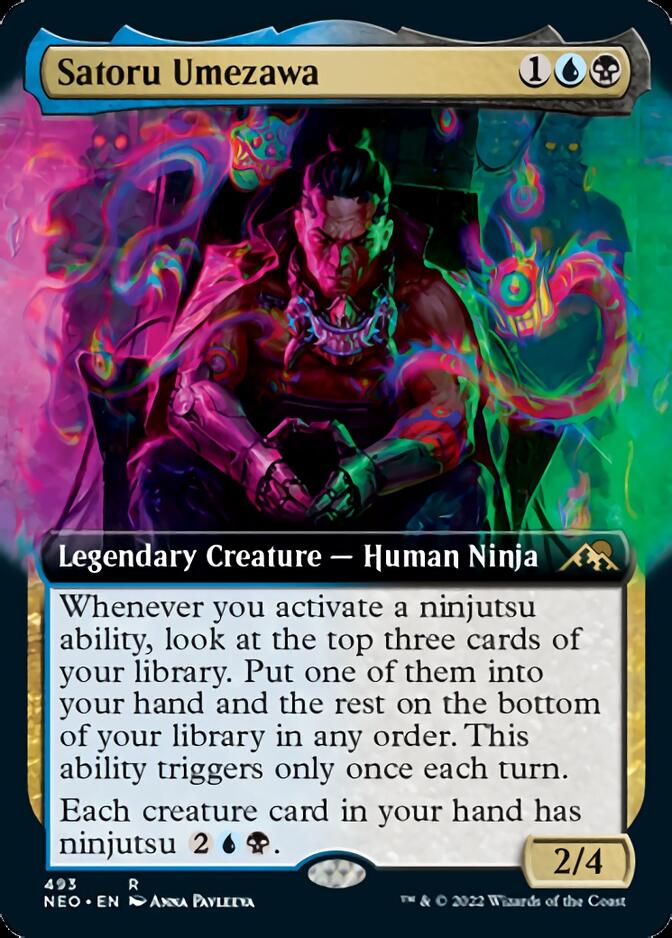 Satoru Umezawa (Extended Art) [Kamigawa: Neon Dynasty] | Golgari Games