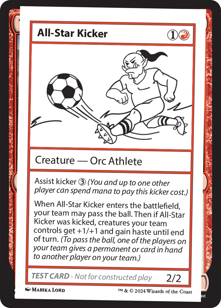 All-Star Kicker [Mystery Booster 2 Playtest Cards] | Local Legends