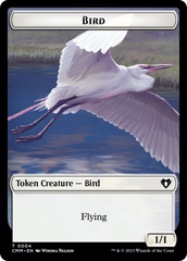 Copy (54) // Bird Double-Sided Token [Commander Masters Tokens] | Golgari Games