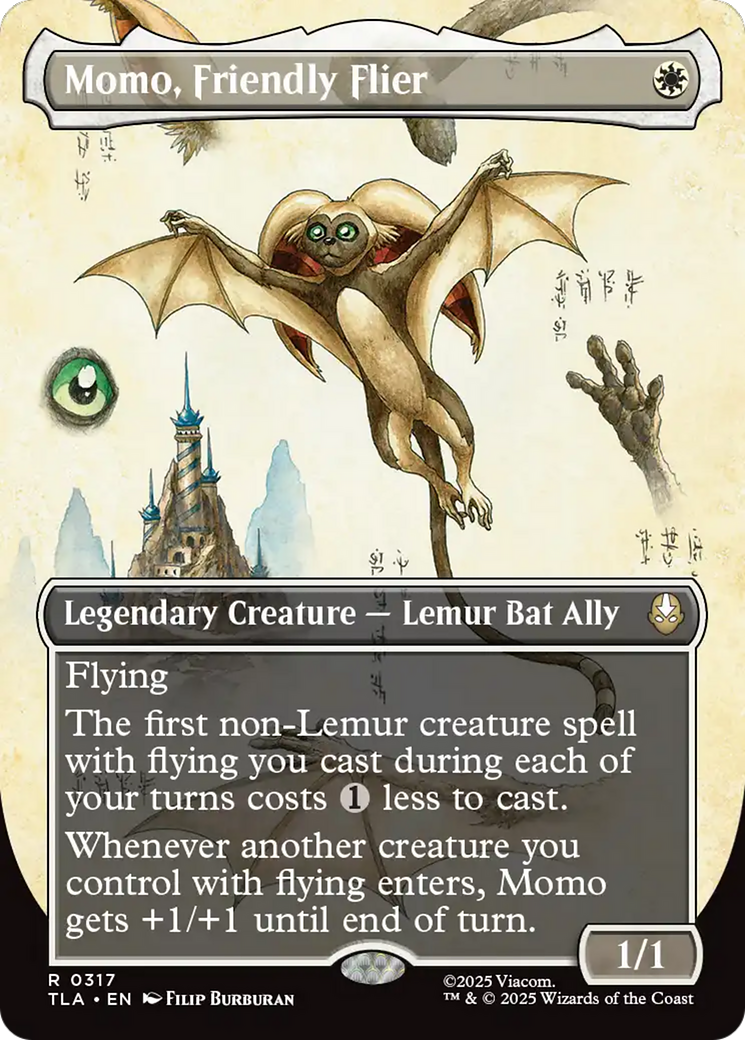 Momo, Friendly Flier (Borderless) [Avatar: The Last Airbender] | Local Legends