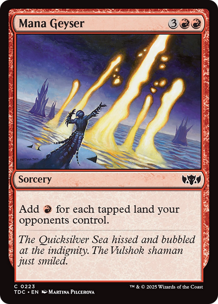 Mana Geyser [Tarkir: Dragonstorm Commander] | Local Legends