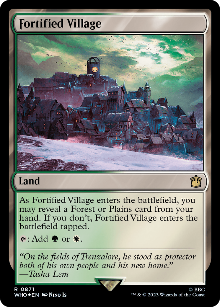 Fortified Village (Surge Foil) [Doctor Who] | Local Legends