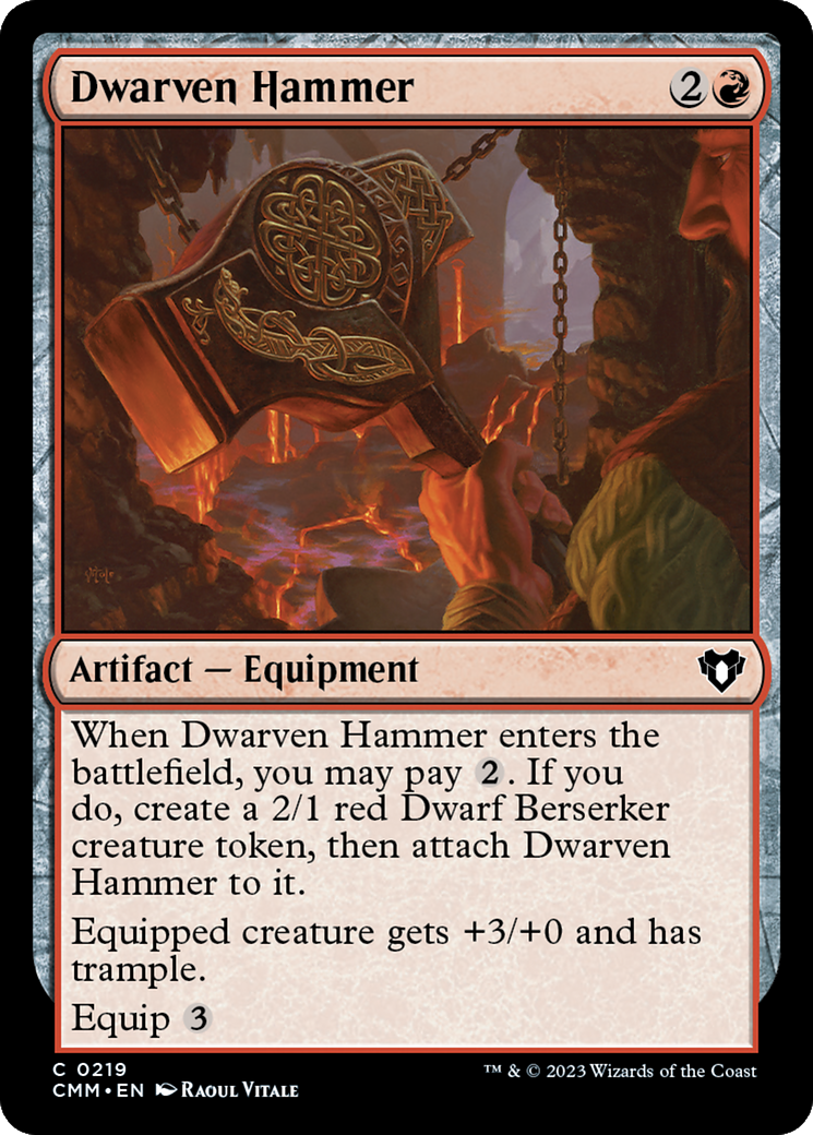 Dwarven Hammer [Commander Masters] | Local Legends