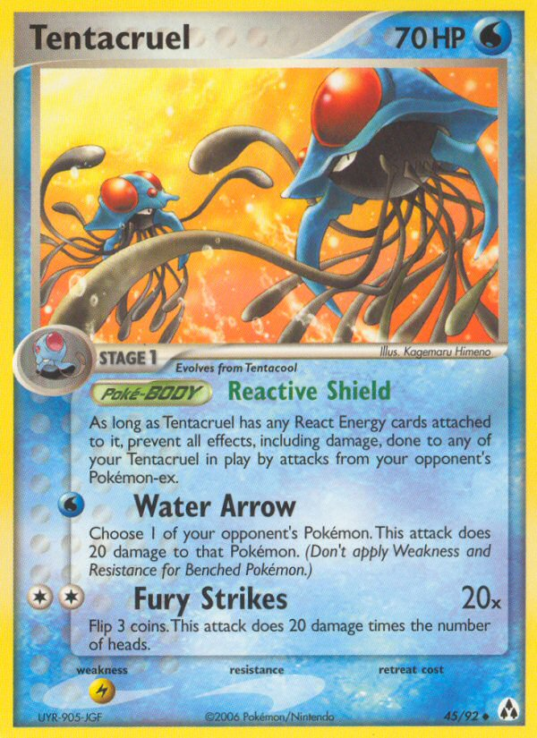 Tentacruel (45/92) [EX: Legend Maker] | Local Legends