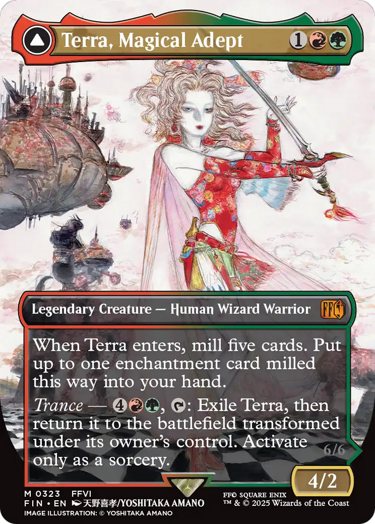 Terra, Magical Adept // Esper Terra (Borderless) [FINAL FANTASY] | Local Legends