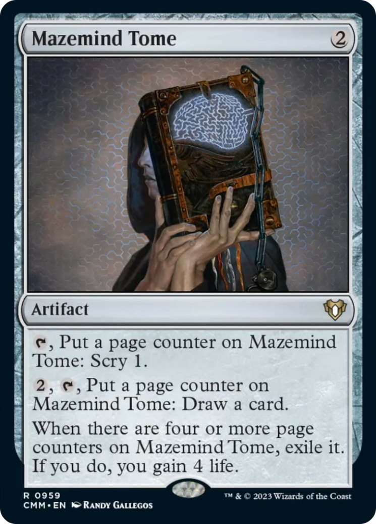 Mazemind Tome [Commander Masters] | Local Legends
