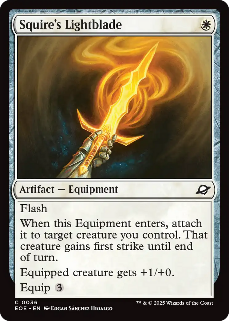 Squire's Lightblade [Edge of Eternities] | Local Legends