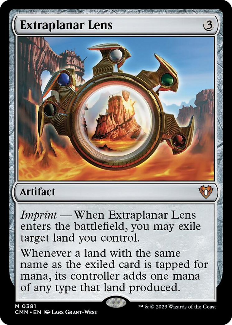 Extraplanar Lens [Commander Masters] | Local Legends
