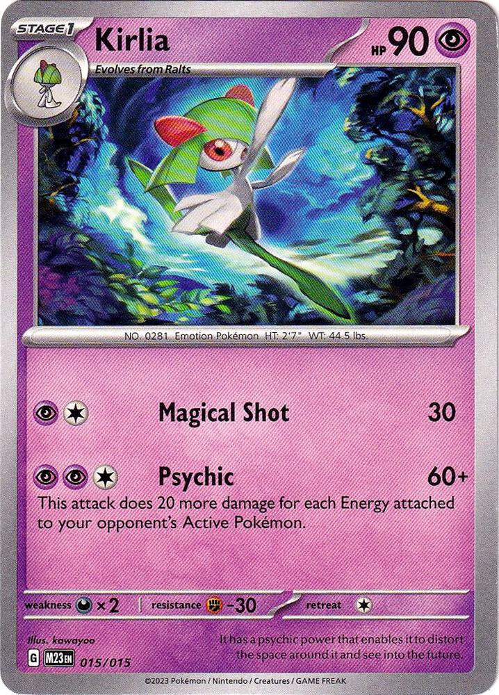 Kirlia (015/015) [McDonald's Promos: 2023 Collection] | Golgari Games