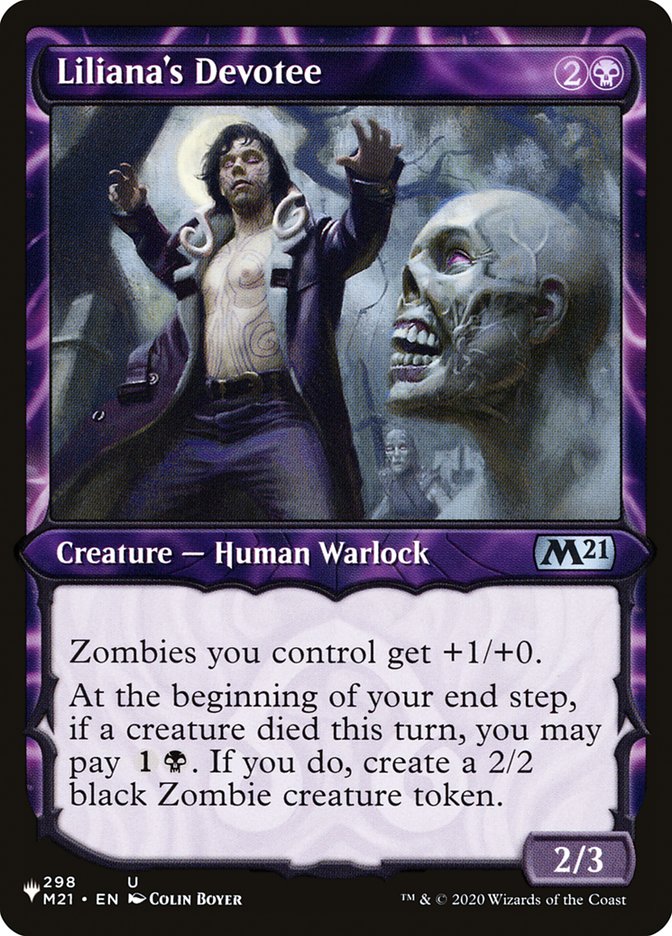 Liliana's Devotee (Showcase) [The List] | Local Legends