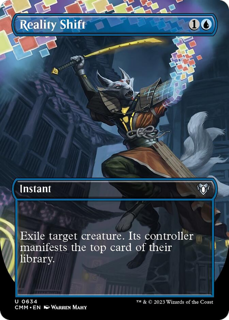 Reality Shift (Borderless Alternate Art) [Commander Masters] | Local Legends