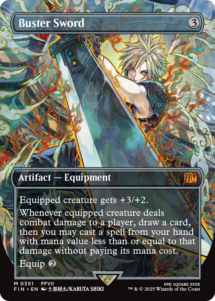 Buster Sword (Borderless) [FINAL FANTASY] | Local Legends