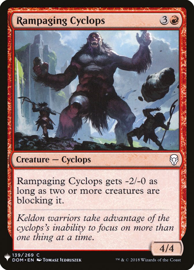 Rampaging Cyclops [Mystery Booster] | Local Legends