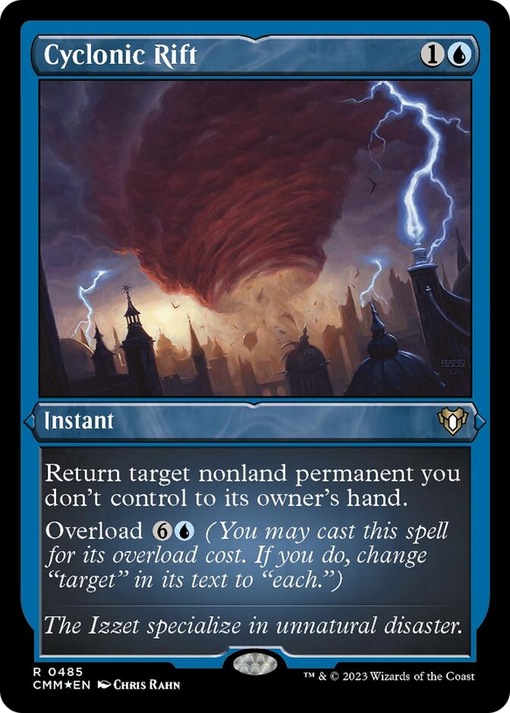 Cyclonic Rift (Foil Etched) [Commander Masters] | Local Legends
