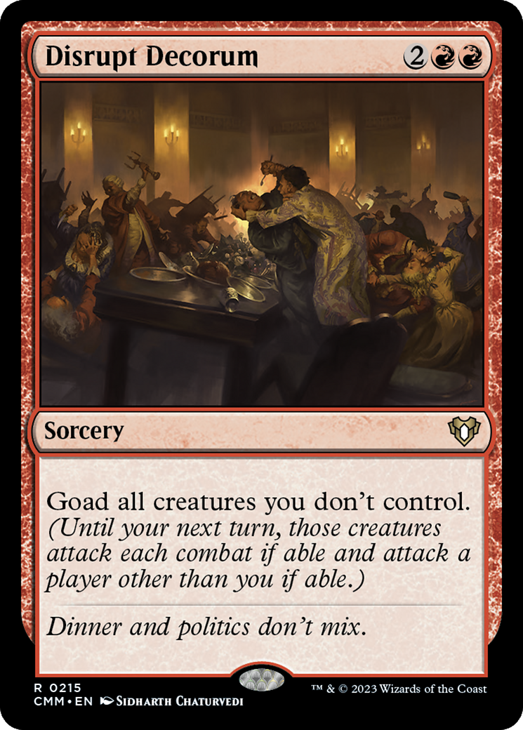 Disrupt Decorum [Commander Masters] | Local Legends