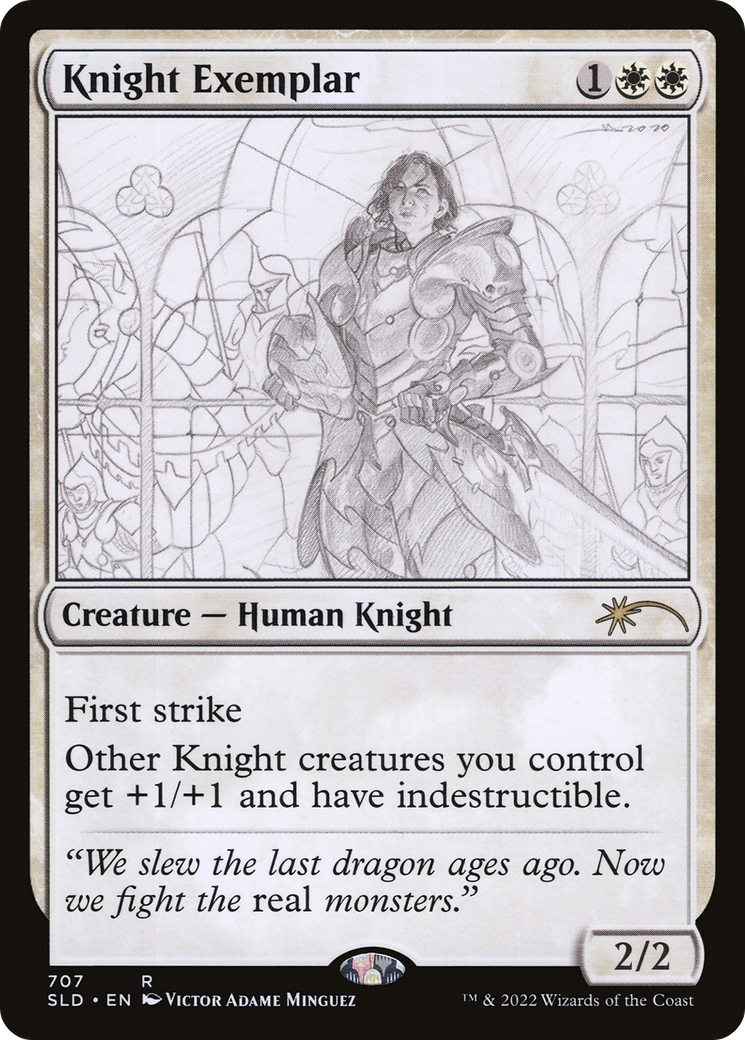 Knight Exemplar (707) [Secret Lair Drop Series] | Local Legends