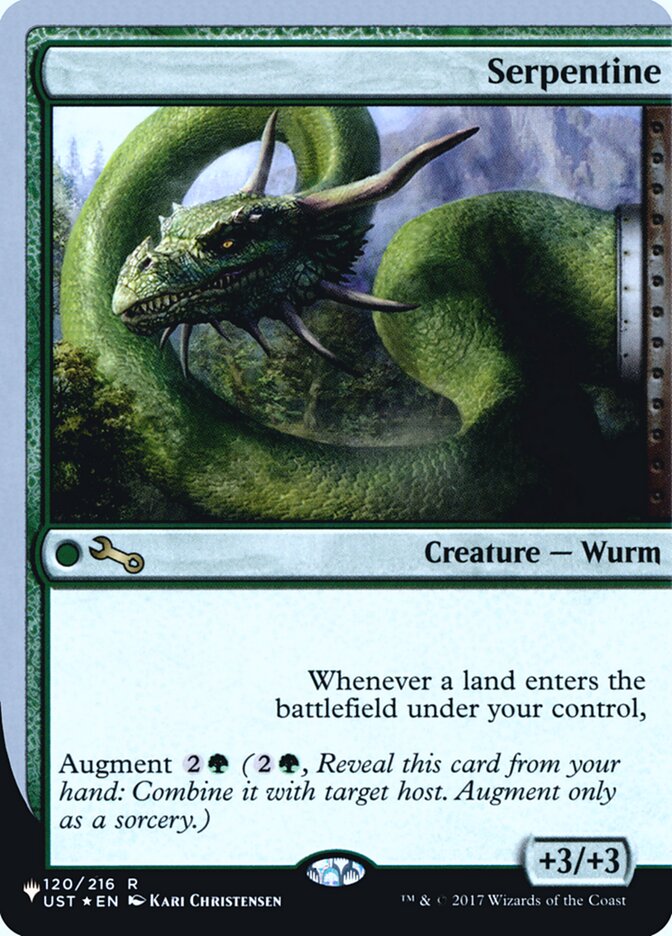 Serpentine (Unfinity Foil Edition) [The List] | Golgari Games