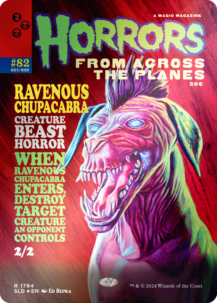 Ravenous Chupacabra (1764) (Rainbow Foil) [Secret Lair Drop Series] | Local Legends