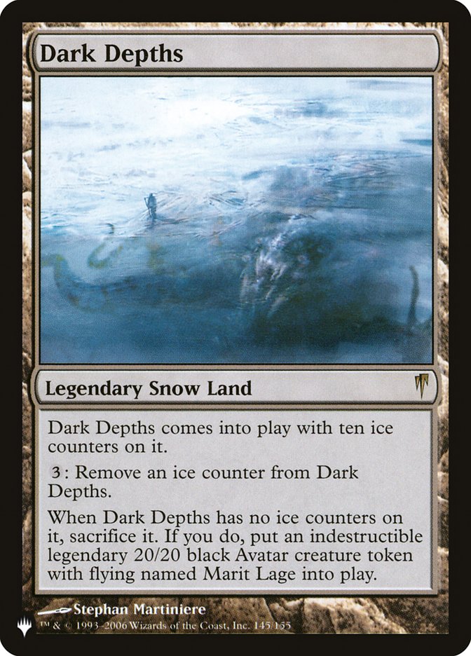 Dark Depths [The List] | Local Legends