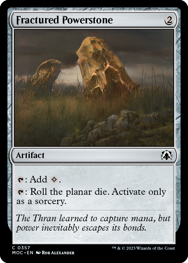 Fractured Powerstone [March of the Machine Commander] | Local Legends