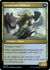 Invasion of Pyrulea // Gargantuan Slabhorn [March of the Machine] | Local Legends