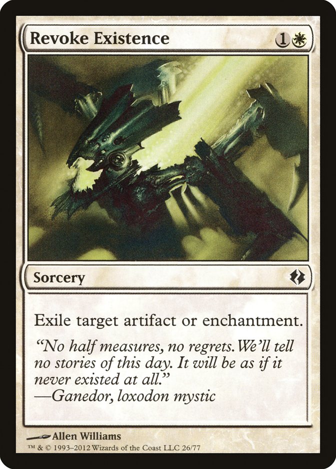 Revoke Existence [Duel Decks: Venser vs. Koth] | Local Legends