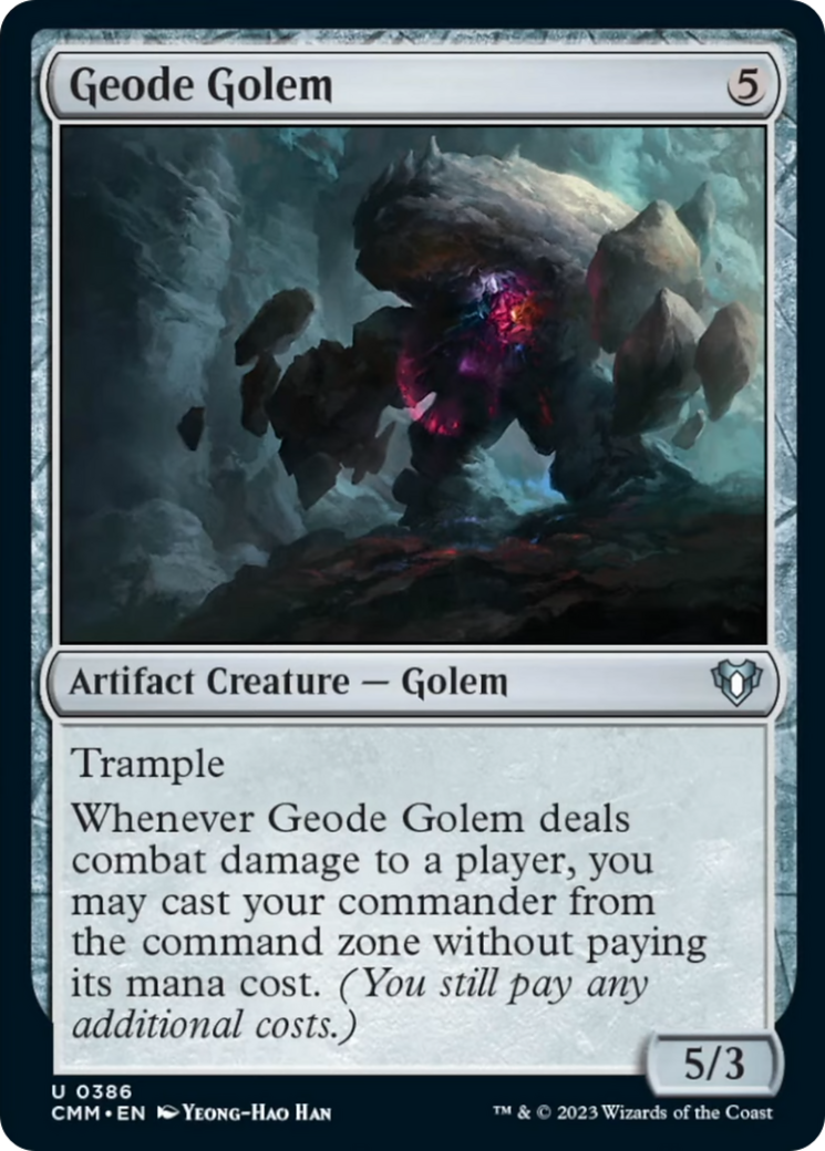 Geode Golem [Commander Masters] | Local Legends