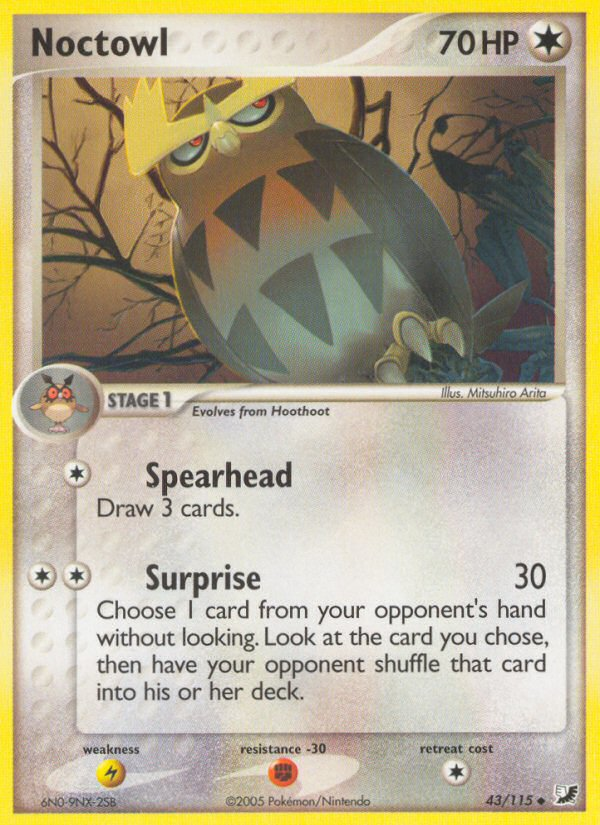 Noctowl (43/115) [EX: Unseen Forces] | Local Legends