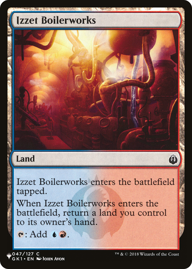Izzet Boilerworks (GK1) [The List] | Local Legends