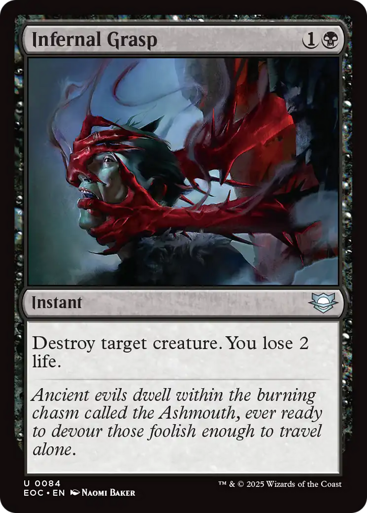 Infernal Grasp [Edge of Eternities Commander] | Local Legends