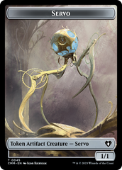 Soldier // Servo Double-Sided Token [Commander Masters Tokens] | Local Legends