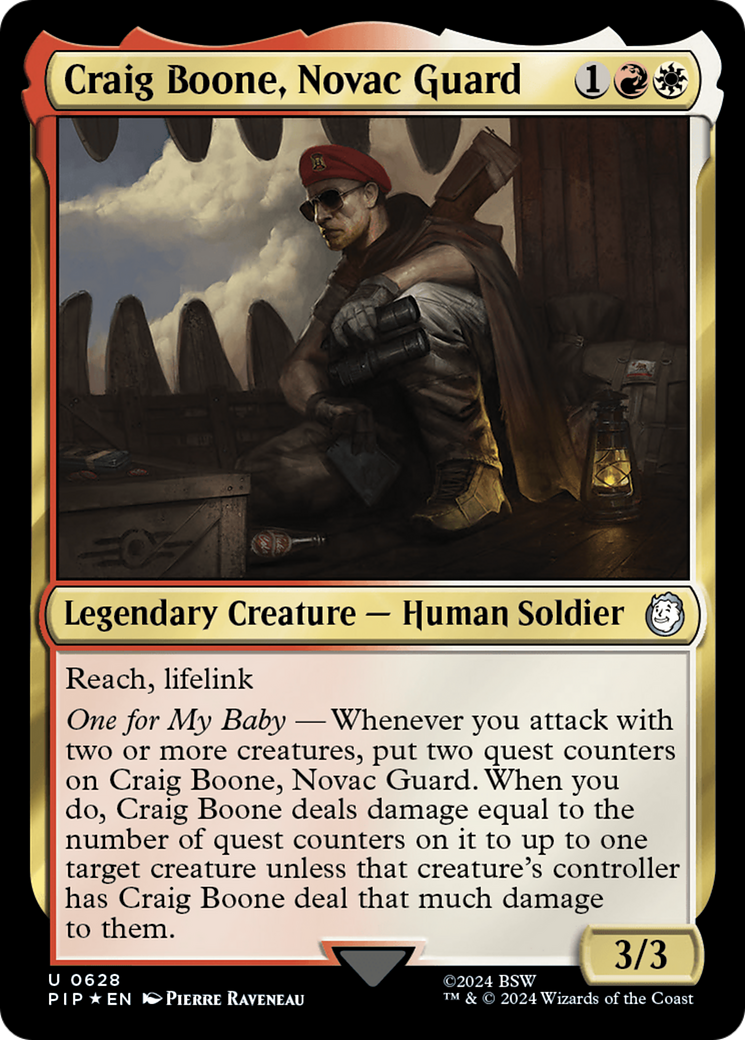 Craig Boone, Novac Guard (Surge Foil) [Fallout] | Local Legends
