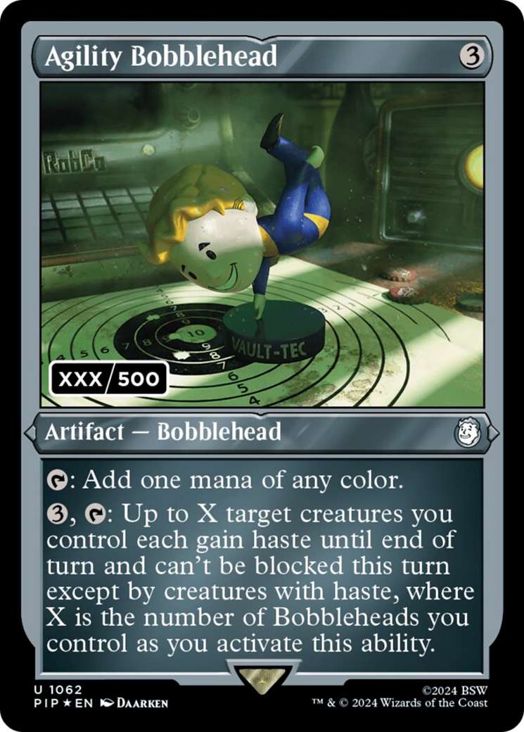 Agility Bobblehead (Serial Numbered) [Fallout] | Golgari Games