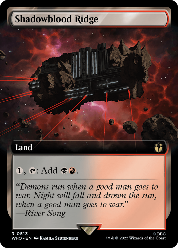 Shadowblood Ridge (Extended Art) [Doctor Who] | Local Legends